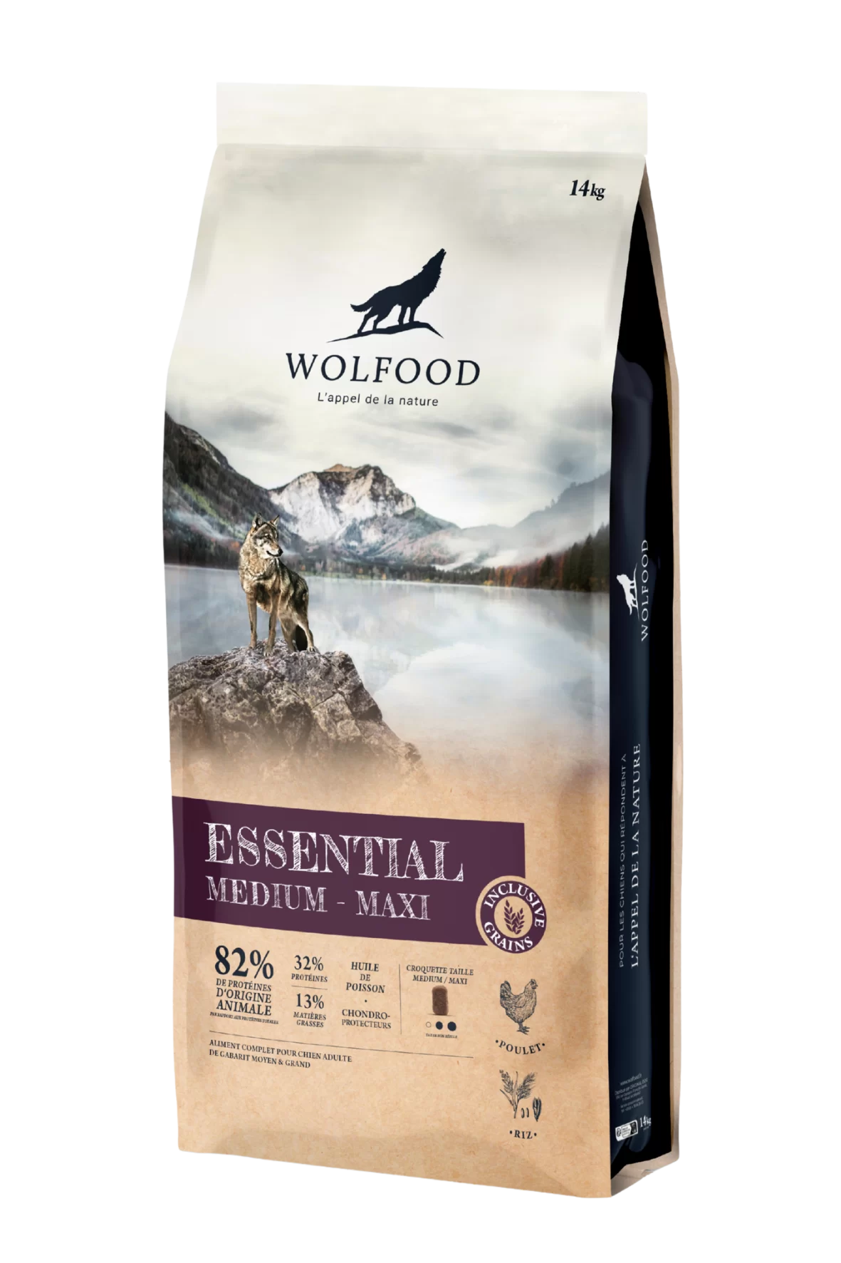 WOLFOOD ESSENTIAL MEDIUM MAXI