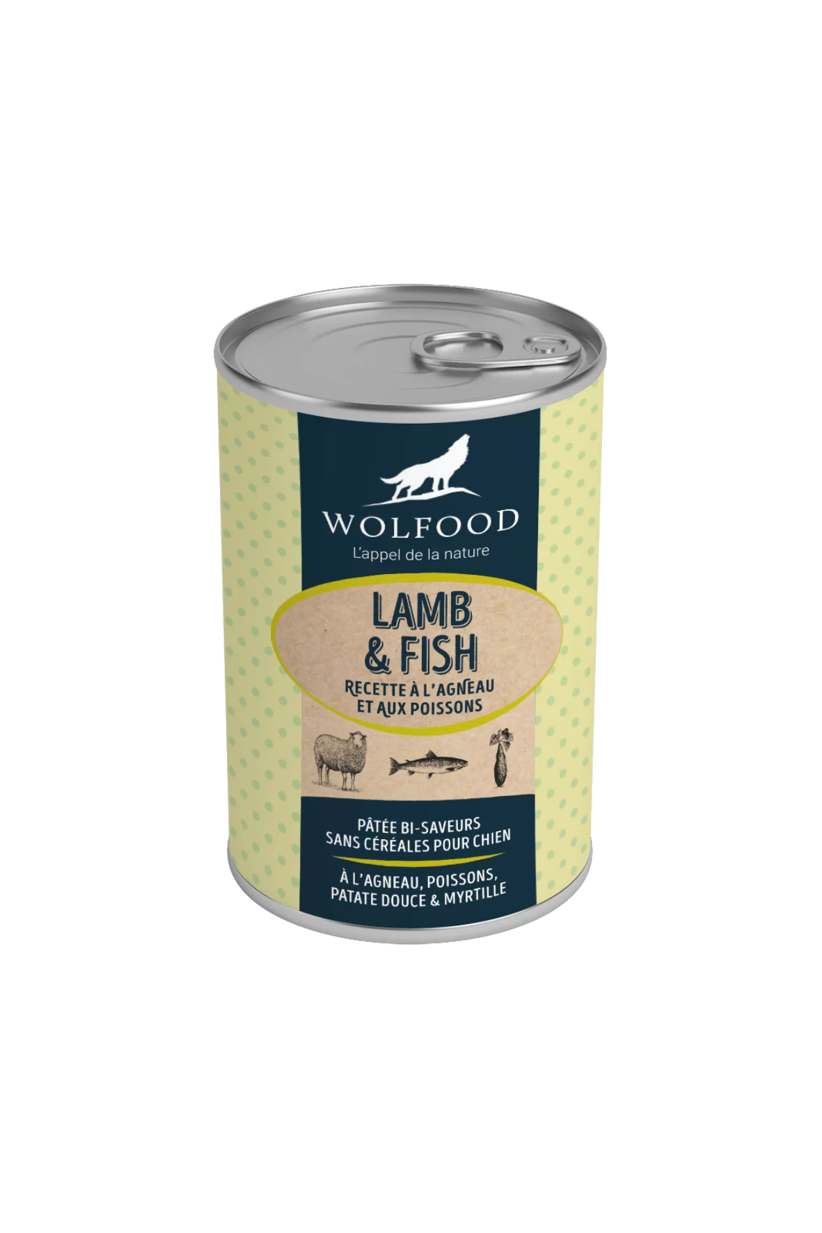 WOLFOOD WET FOOD LAMB AND FISH
