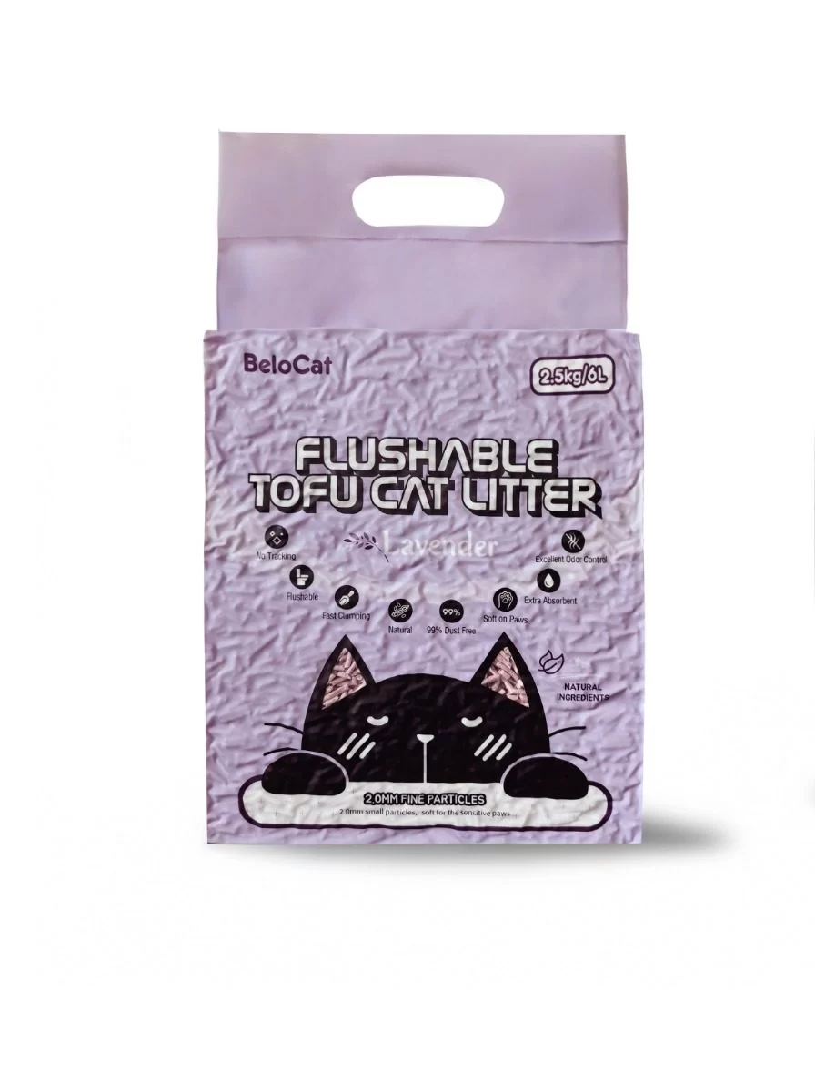 Flush Lavender 6L:2.5kg Tofu