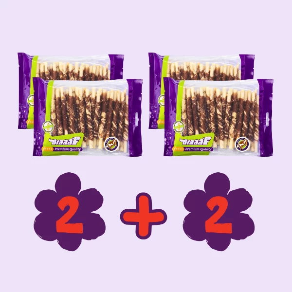 4 packs of dog snacks