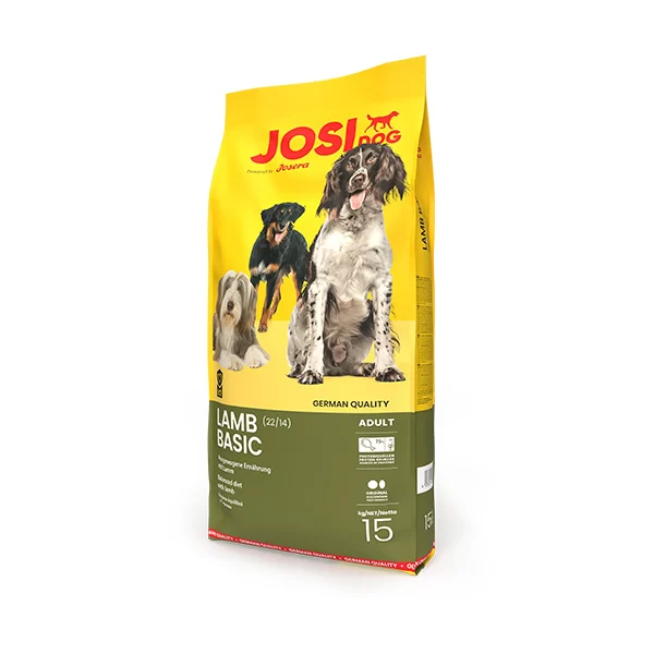 Josera JosiDog Lamb Basic sausas šunų maistas, 15 kg
