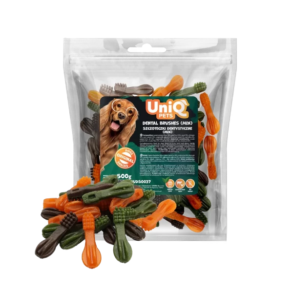 UniQ Pets – Dantų šepetėliai (mix), 500 g