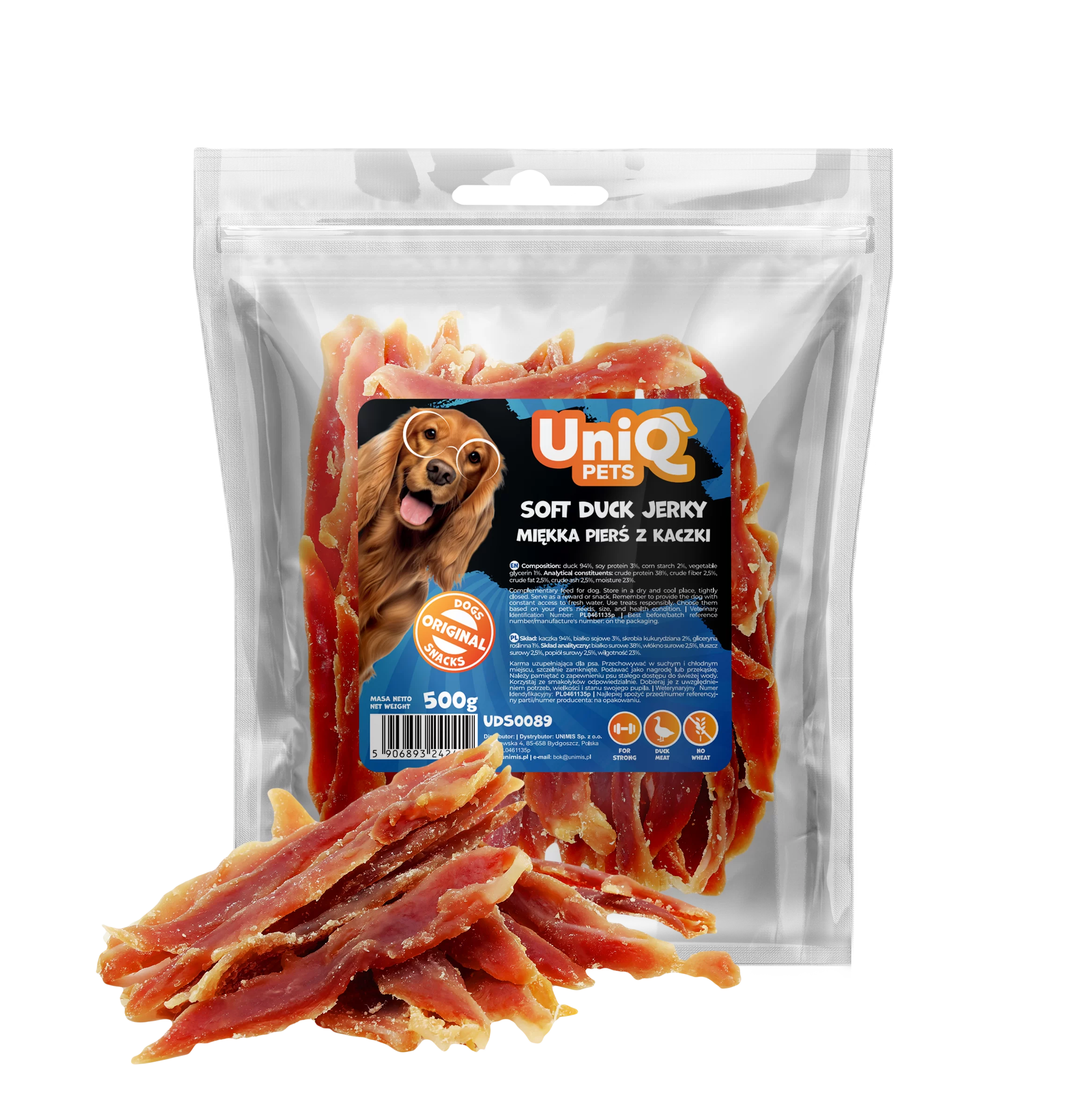 UNIQ SOFT DUCK JERKY 500G UDS0089 (3)